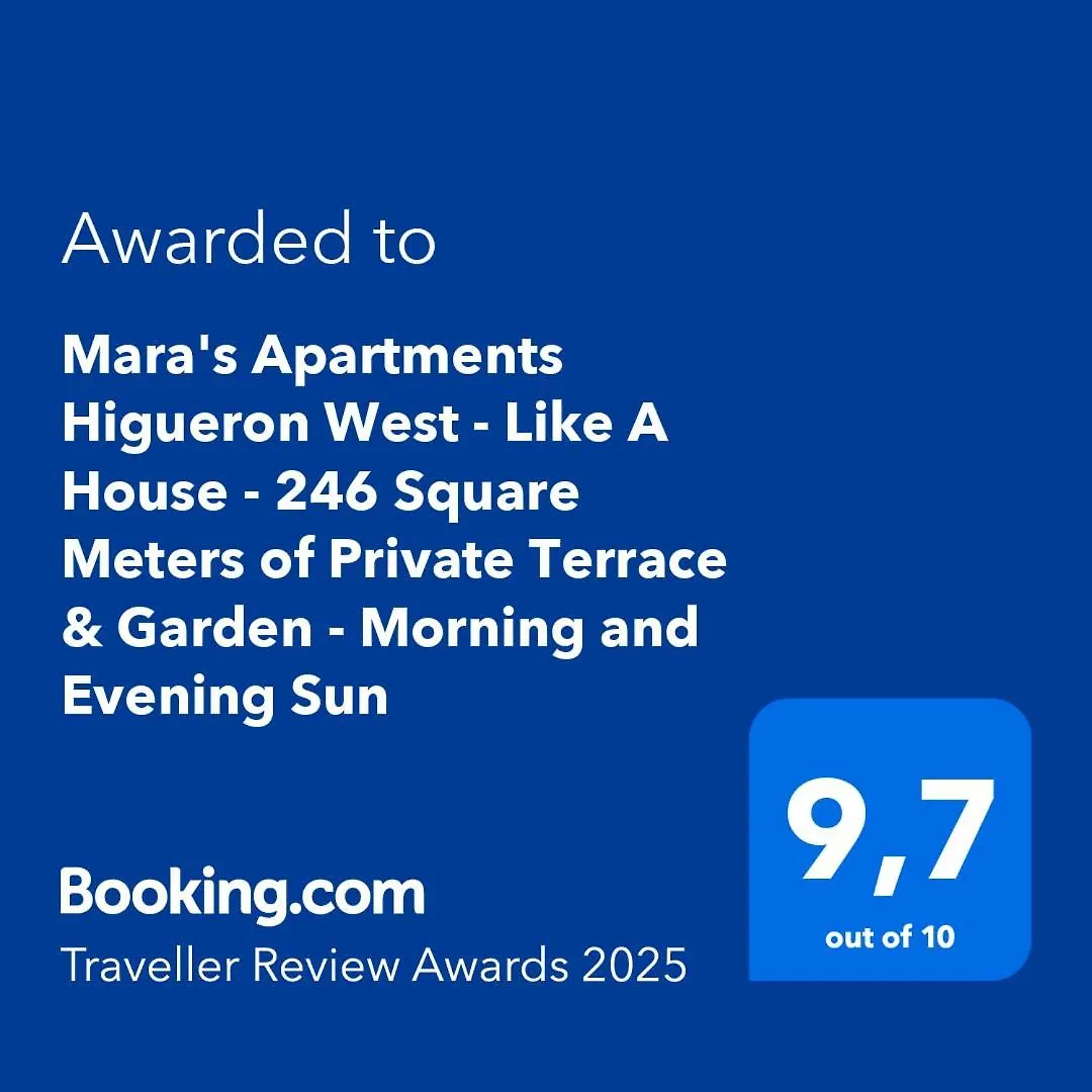 Mara'S Apartments Higueron West - Like A House - 246 Square Meters Of Private Terrace & Garden - Morning And Evening Sun Fuengirola 0*,